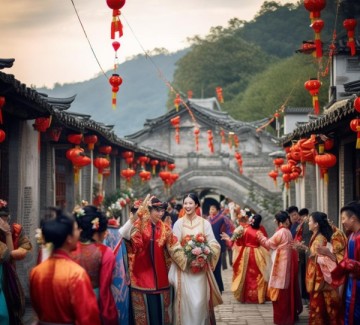 天生桥村古韵婚礼，叙永传统习俗，见证爱情永恒