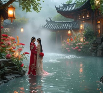 尔族温泉县，千年传承的浪漫婚礼画卷