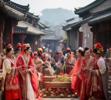 古韵再现，西安常家湾村的独特婚礼习俗探秘