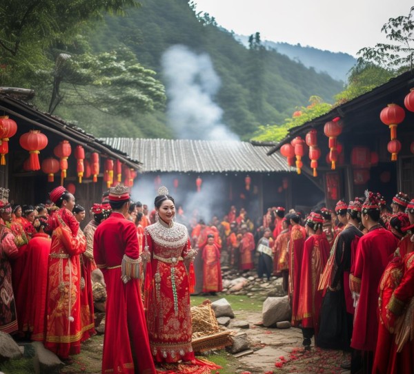 石泉村土家族婚礼习俗探秘,婚姻,象征,第1张 石泉村土家族婚礼习俗探秘,石泉村土家族婚礼习俗探秘,婚姻,象征,第1张