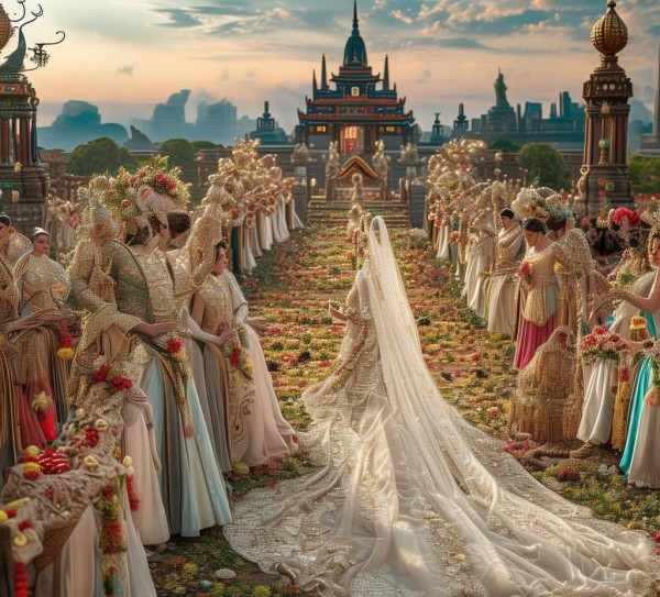 婚礼习俗的千年传承，探寻古今婚礼的演变轨迹,婚礼习俗的千年传承，探寻古今婚礼的演变轨迹,婚姻,象征,婚礼习俗,第1张