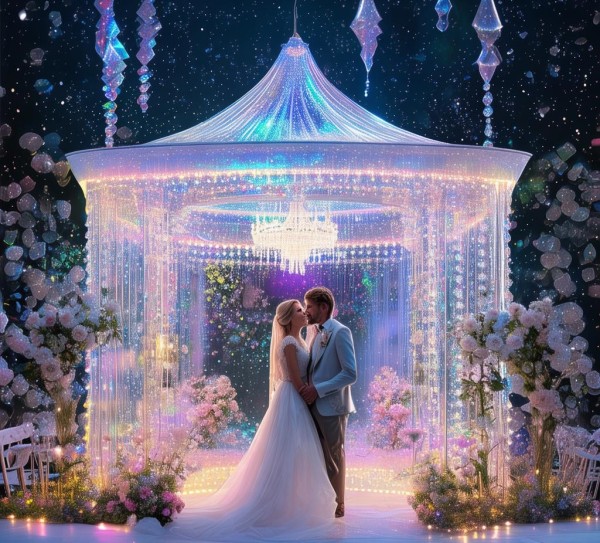 璀璨水晶恋，打造梦幻婚礼之旅,璀璨水晶恋，打造梦幻婚礼之旅,婚礼策划,象征,甜蜜,第1张