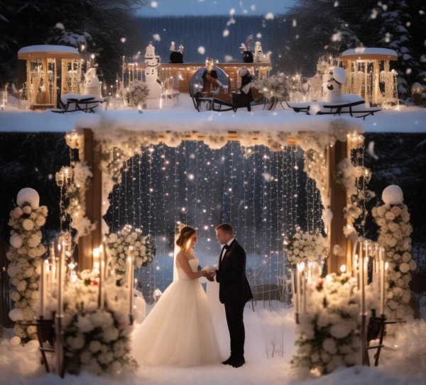 雪中浪漫誓言，雪主题婚礼策划案深度解析,雪中浪漫誓言，雪主题婚礼策划案深度解析,浪漫婚礼,第1张