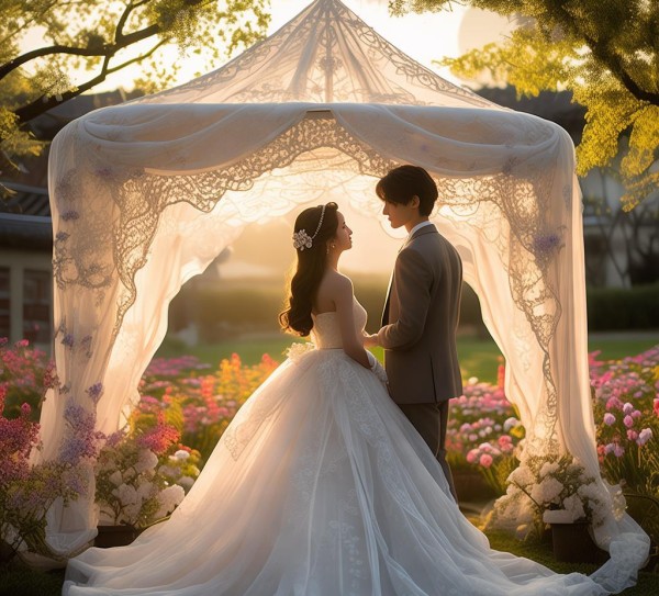 花轮映画，韩式主纱下的浪漫时光记忆,花轮映画，韩式主纱下的浪漫时光记忆,婚礼策划,婚纱摄影,婚纱礼服,第1张