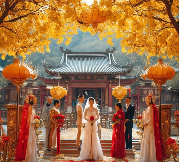 九月的婚典盛事，解码传统中的结婚旺季,九月的婚典盛事，解码传统中的结婚旺季,婚姻,婚纱礼服,象征,第1张