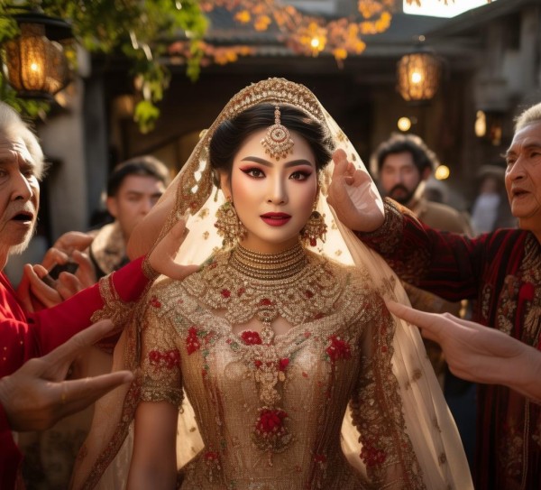 揭开传统婚俗神秘面纱，新娘被孑的百科解读,揭开传统婚俗神秘面纱，新娘被孑的百科解读,浪漫,象征,婚礼习俗,第1张