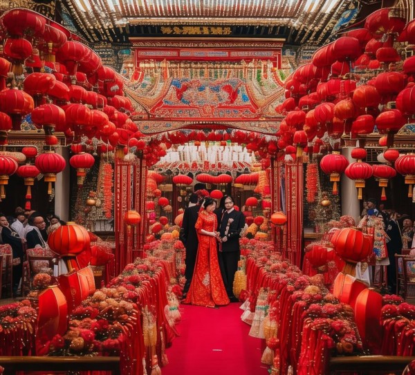异彩纷呈，上地婚礼风情——揭秘别具一格的婚礼习俗,异彩纷呈，上地婚礼风情——揭秘别具一格的婚礼习俗,婚姻,浪漫,象征,第1张