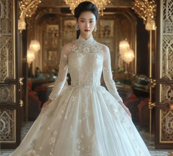 韩剧结婚礼服女主角时尚解析，传统与现代的完美交融,韩剧结婚礼服女主角时尚解析，传统与现代的完美交融,浪漫,婚礼策划,婚礼服,第1张