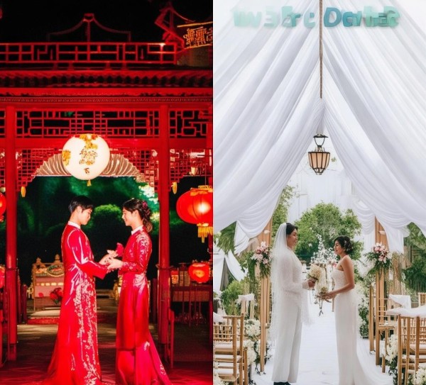 东西方婚礼习俗对比，差异与启示,东西方婚礼习俗对比，差异与启示,婚礼习俗,文化差异,第1张