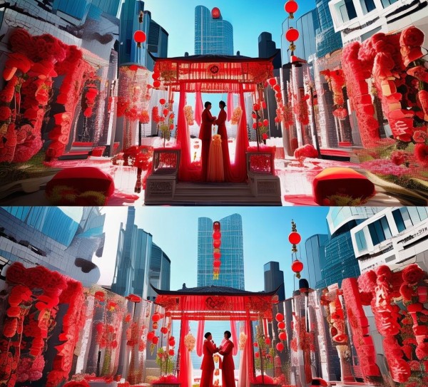传统与现代交融，婚庆仪式的多元演绎,传统与现代交融，婚庆仪式的多元演绎,婚姻,浪漫,婚礼服,第1张