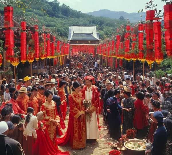 巴中农村婚礼，一场习俗与传统的盛宴探秘,巴中农村婚礼，一场习俗与传统的盛宴探秘,婚礼习俗,传统文化,揭秘,第1张